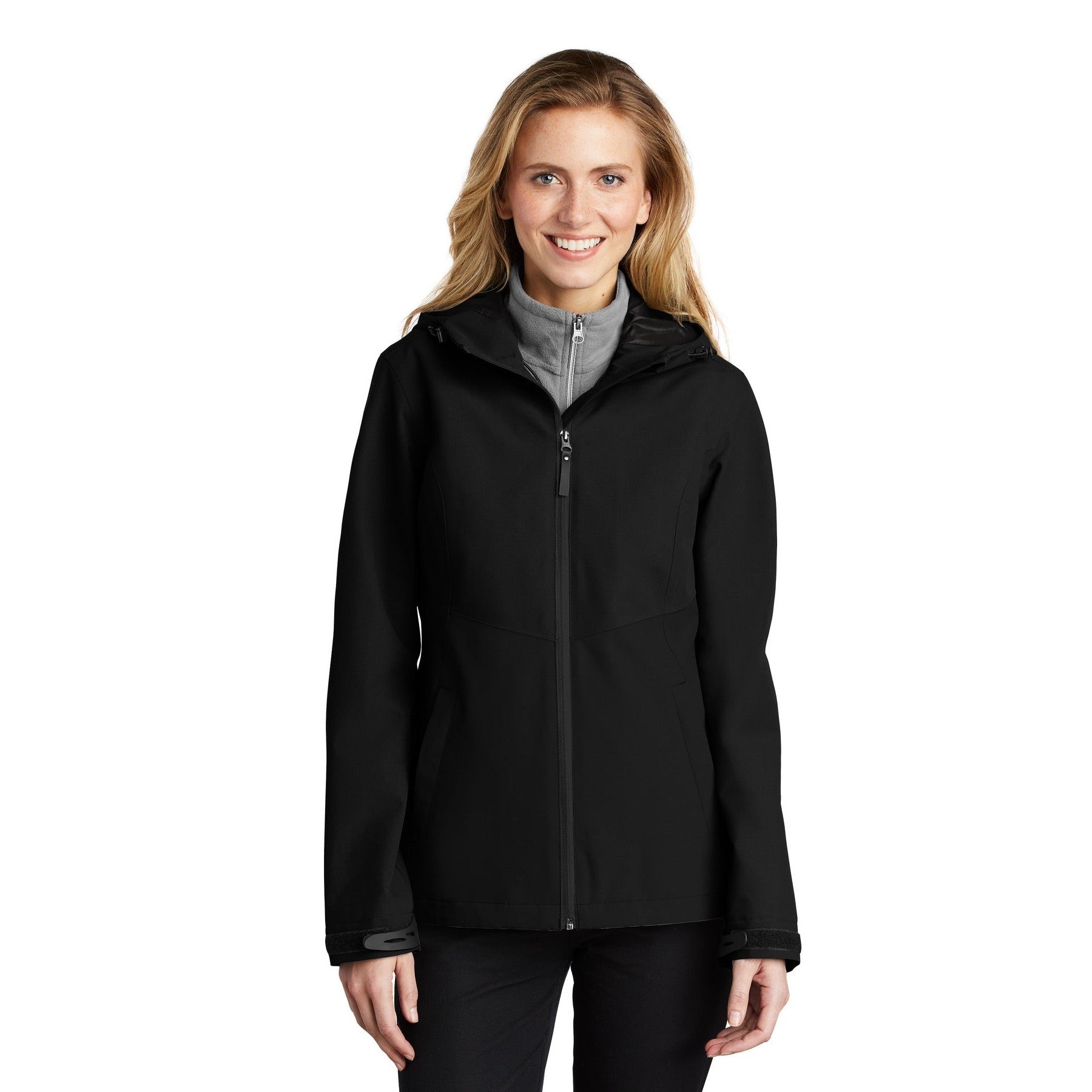 Port Authority-Port Authority ® Women's Tech Rain Jacket L406-MedTech-1